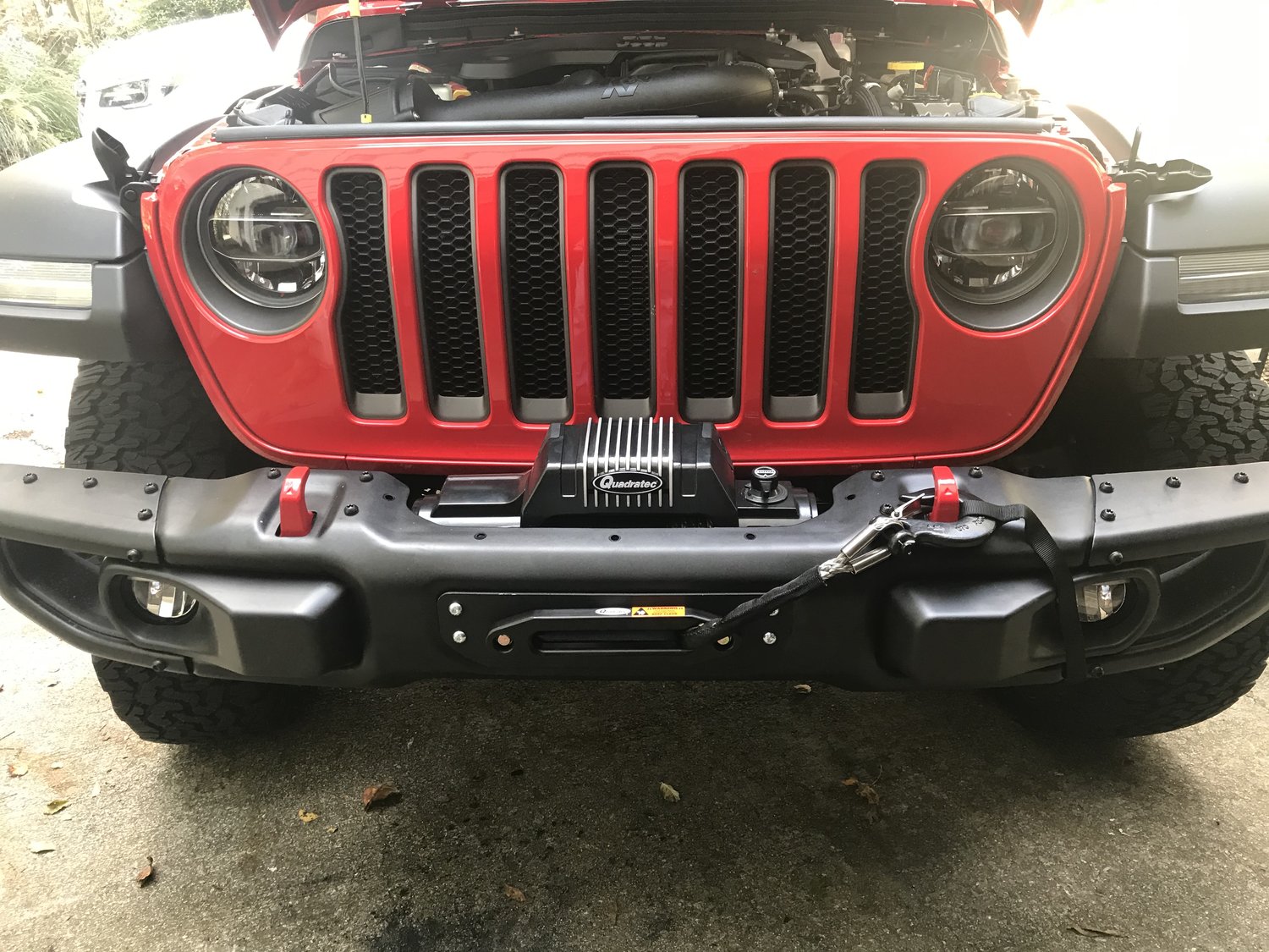 JCR Offroad JLHRWPPC Winch Mount Plate for 1820 Jeep Wrangler JL